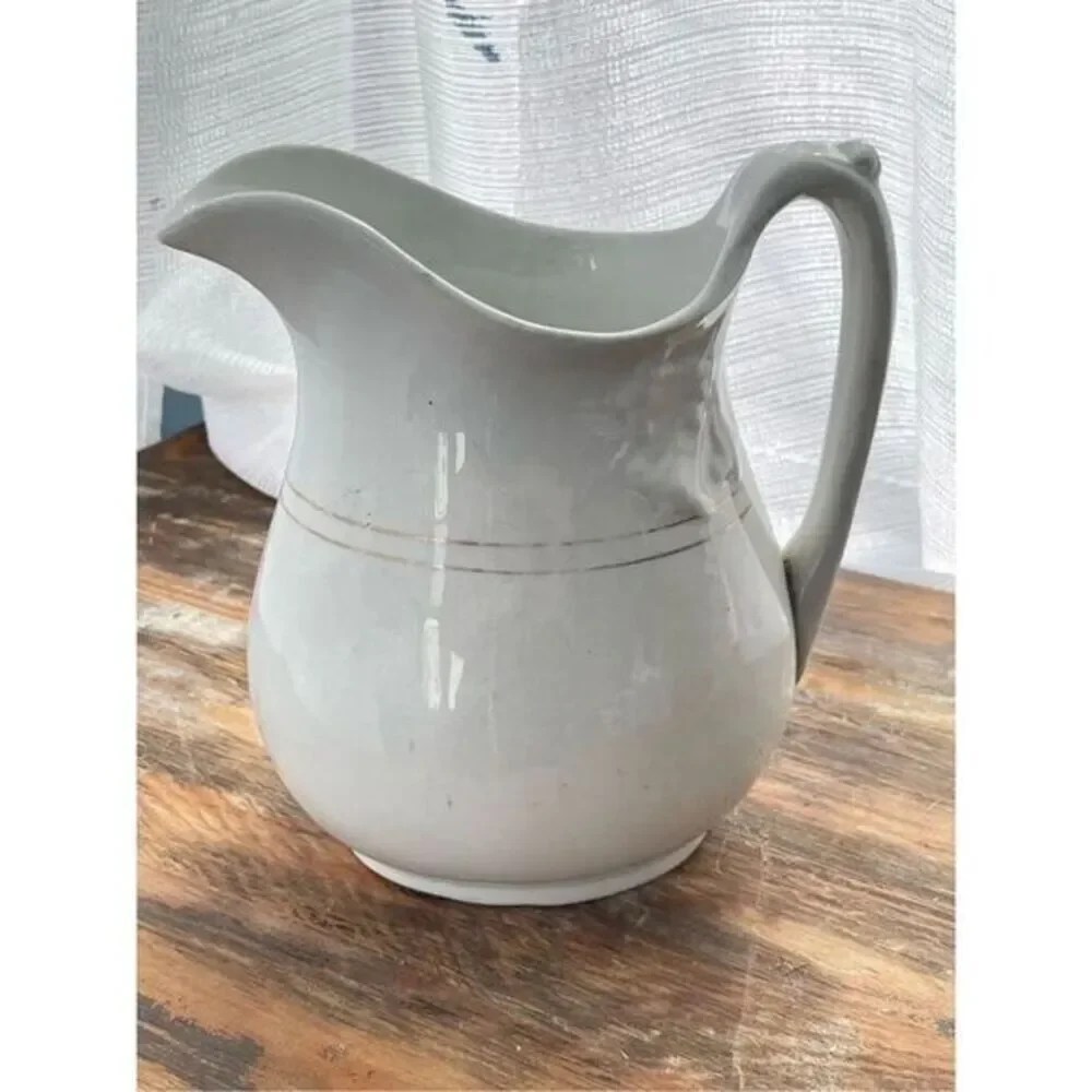 Royal China International Ceramic Porcelain Farmhouse Pitcher White One-Size‎